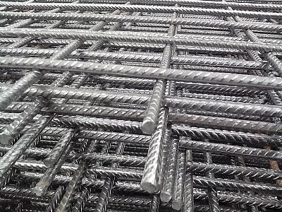 混凝土钢筋焊接网加固增设支点加固法