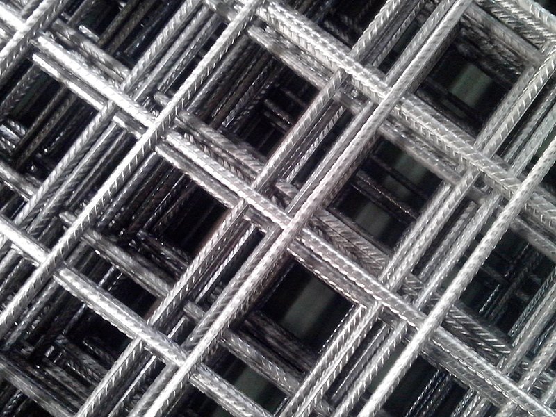 150mm网格间距的钢筋网